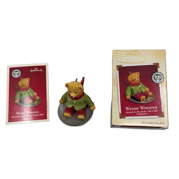 2002 Hallmark Ornament: Wendy Whoosh | QRP4626 | 2nd‎ in Collection - Picture 4 of 6